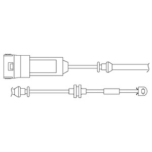 Varoitinsarja, jarrupalat, Etuakseli, CADILLAC,FIAT,OPEL,VAUXHALL, 24427919, 51700153, 6238230, 90440224