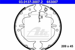 Jarrukenkäsarja, Taka-akseli, LEXUS,TOYOTA, 46540-60060, 46550-60070, 46580-60060