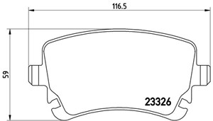 Jarrupalasarja, levyjarru, Taka-akseli, AUDI,VW, 4B3698451, 4B3698451A, 4E4698451, 4E4698451A, 4F0698451, 4F0698451F, 4F0698451H, 7H0698
