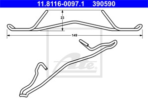 Jousi, jarrusatula, Etuakseli, Taka-akseli, CHEVROLET,DAEWOO,OPEL,VAUXHALL, 5 42 529, 90297772