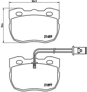 Jarrupalasarja, levyjarru, Etuakseli, LAND ROVER DISCOVERY I, RANGE ROVER I, RTC6590, RTC6592, RTC6781, SFP500160, SFP500180, STC1273, S