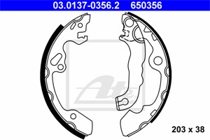 Jarrukenkäsarja, Taka-akseli, FORD FOCUS I, FOCUS Sedan I, FOCUS Skåp / kombi I, FOCUS Turnier I, 1075549, 1126158
