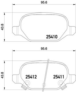 Jarrupalasarja, levyjarru, FIAT PANDA, PANDA VAN, 00K68206120AA, 068088919AA, 68088919AA, 68088919AB, 68206120AA, 77366388, 77366453, 77