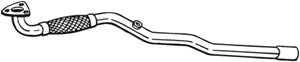 Pakoputki, Edessä, OPEL, 55558588, 5854305