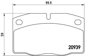Jarrupalasarja, levyjarru, Etuakseli, LOTUS,OPEL,VAUXHALL, 1605463, 1605485, 1605496, 1605504, 1605531, 1605536, 1605544, 1605546, 16055