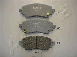 Jarrupalasarja, levyjarru, Etuakseli, TOYOTA COROLLA, COROLLA Compact, COROLLA Kombi, COROLLA Liftback, 0446502030, 0446502140, 04465YZZ