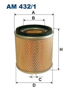 Ilmansuodatin, DAIHATSU ROCKY Hard Top, ROCKY Soft Top, TAFT, WILDCAT/ROCKY, 17801-72010, 17801-87303, 17801-87304, 17801-87711