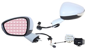 Taustapeili, Oikea, CITROËN C4 PICASSO II, C4 SPACETOURER, C4 SPACETOURER Van, 1609430680