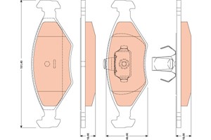 Jarrupalasarja, levyjarru, Etuakseli, FIAT PALIO, SIENA, 0000007082515, 7084811