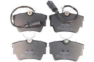 Jarrupalasarja, levyjarru, Taka-akseli, VW TRANSPORTER Buss IV, TRANSPORTER Flak/chassi IV, TRANSPORTER Skåp IV, 7D0698451B, 7D0698451C,