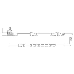 Varoitinsarja, jarrupalat, Taka-akseli, LAND ROVER DISCOVERY V, DISCOVERY VAN V, RANGE ROVER IV, RANGE ROVER SPORT II, LR033295