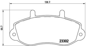 Jarrupalasarja, levyjarru, Etuakseli, OPEL,RENAULT,VAUXHALL, 1605979, 4404777, 4501150, 4502797, 4507797, 7701205294, 7701206369, 770120