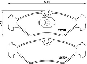 Jarrupalasarja, levyjarru, MERCEDES-BENZ,VW, 0004212410, 0024203820, 0024205620, 0024206920, 0034206420, 0044205620, 2D0698451A, 2D06984