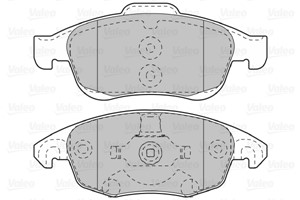 Jarrupalasarja, levyjarru, Etuakseli, CITROËN,DS,PEUGEOT,RENAULT, 1623816280, 1647862480, 425361, 4253-61, 425412, 4254-12, 425413, 4254