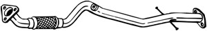 Pakoputki, Edessä, OPEL ASTRA J, ASTRA J Sedan, ASTRA J Sports Tourer, 854571, 95511503