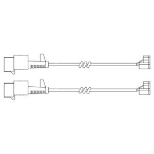 Varoitinsarja, jarrupalat, Taka-akseli, IVECO, 2992394, 42548196, 42559616, 42567355