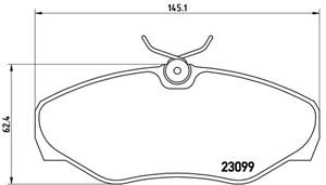 Jarrupalasarja, levyjarru, Etuakseli, NISSAN,OPEL,RENAULT,VAUXHALL, 1605198, 4106000Q1F, 4106000QAE, 4414021, 4414519, 6024371662, 60253