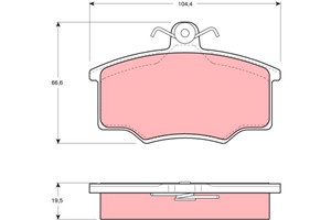 Jarrupalasarja, levyjarru, Etuakseli, VOLVO 340-360, 340-360 Sedan, 3202830, 3277768, 32777682, 3287422, 32874224, 3342265, 33422650, 33