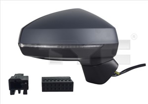 Taustapeili, Vasen, AUDI A3, A3 Limousine, A3 Sportback, 8V0857527D, 8V0857527DGRU, 8V0857535E, 8V0949101, 8V0949101A, 8V0949101C, 8V185
