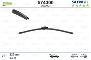 Pyyhkijänsulka, Takana, SEAT,VW,SKODA, 1K9955427, 3R9955427, 5J7955425, 5P5955425A, 6L6955425, 6Q6955425A