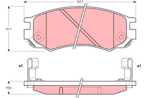 Jarrupalasarja, levyjarru, Etuakseli, Taka-akseli, NISSAN ALMERA Hatchback I, 41060-0N685, 41060-54C88, AY040-NS040, D1060-0N685