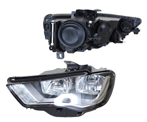 Ajovalo, Vasen, AUDI A3, A3 Cabriolet, A3 Limousine, A3 Sportback, 8V0 941 003, 8V0941003J