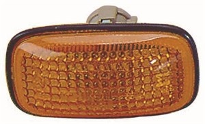 Vilkkuvalo, Molemminpuolin, Asennus sivulle, NISSAN ALMERA I, ALMERA II, ALMERA Hatchback I, ALMERA Hatchback II, 261601N000