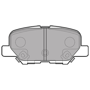 Jarrupalasarja, levyjarru, Taka-akseli, CITROËN,MAZDA,MITSUBISHI,PEUGEOT, 1609899680, 1619790780, 1620368680, 1635677180, 4605A-802, 460