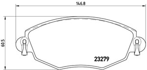 Jarrupalasarja, levyjarru, Etuakseli, FORD MONDEO III, MONDEO Sedan III, MONDEO Turnier III, JAGUAR X-TYPE I, X-TYPE Kombi I, 1121894, 1
