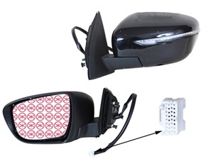 Taustapeili, Oikea, NISSAN QASHQAI SUV II, QASHQAI VAN II, 963014EF6E, 96301-4EH6A, 963014EH6B, 963014EH6D, 963014EH6E, 963014EJ6E, 9630