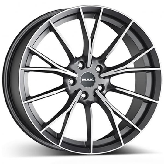 Mak Fabrikt Gunmetal Machined Face 8,5/19 5/112 ET25 B66.6