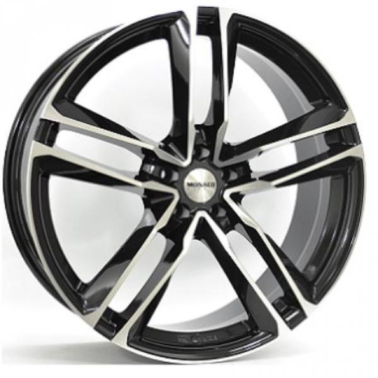 Monaco Mc7 Gloss Black Polished 9/22 5/112 ET26 B66.5