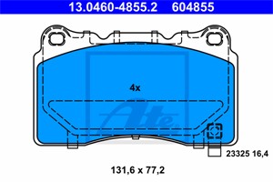 Jarrupalasarja, levyjarru, Etuakseli, OPEL ASTRA J GTC, INSIGNIA A, INSIGNIA A Sedan, INSIGNIA A Sports Tourer, 13329562, 13411116, 16 0