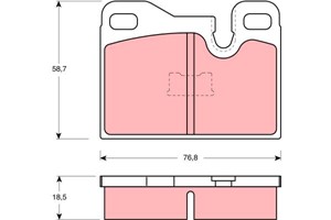 Jarrupalasarja, levyjarru, Etuakseli, Taka-akseli, PORSCHE 924, 928, 944, 449126250, 449126280, 449126310, 477 698 151 A, 477 698 151 B,