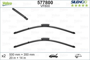 Pyyhkijänsulka, Edessä, RENAULT TWINGO III, SMART FORFOUR Halvkombi, FORTWO Cabriolet, FORTWO Coupé, 288908409R, 4538242100