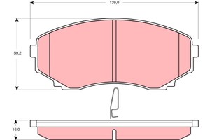 Jarrupalasarja, levyjarru, Etuakseli, MAZDA MPV II, LCY43323Z, LCY43323ZA, LCY43323ZB, LCY43323ZC, LCY43328Z, LCY43328ZA, LCY43328ZB, LD