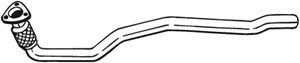 Pakoputki, Edessä, Keskellä, AUDI A4 Allroad B8, A4 B8, A4 B8 Avant, A5, A5 Cabriolet, A5 Sportback, Q5, Q5 Van, 8K0254350S
