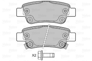 Jarrupalasarja, levyjarru, Taka-akseli, HONDA CR-V III, CR-V IV, 43022SWWG01, 43022-SWW-G01, 43022SWWG02, 43022-SWW-G02, 43022SWWG03, 43
