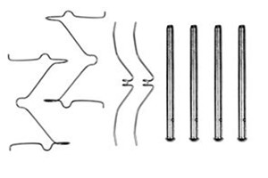 Tarvikesarja, jarrupala, Etuakseli, MAZDA 121 II, 323 C IV, 323 C V, 323 F IV, 323 S IV, MX-3, 126112400