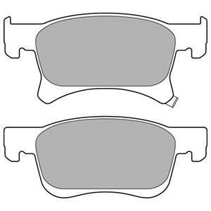 Jarrupalasarja, levyjarru, Etuakseli, OPEL ADAM, CORSA E, CORSA E Skåp/halvkombi, VAUXHALL ADAM, CORSAVAN Mk IV, 1605281, 39122150, 9551