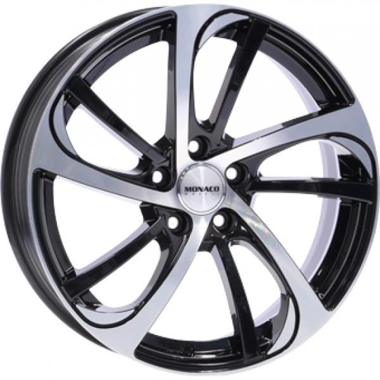 Monaco Mc10 Gloss Black Polished 8/18 5/112 ET45 B66.4