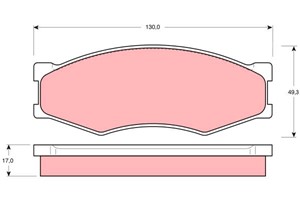 Jarrupalasarja, levyjarru, Etuakseli, INFINITI,LDV,NISSAN, 06905-2940-, 41060-01W26, 41060-09W26, 41060-09W92, 41060-09W93, 41060-11P85,