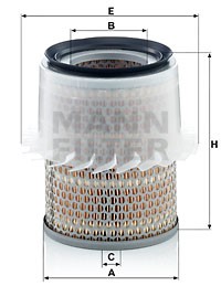 Ilmansuodatin, MITSUBISHI L200, PAJERO Classic, PAJERO II, PAJERO III, PAJERO Canvas Top II, PAJERO SPORT I, MD 620563, MR 239466, MR 32
