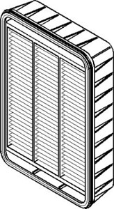 Ilmansuodatin, CITROËN C4 AIRCROSS, C-CROSSER, MITSUBISHI ASX, LANCER VIII, LANCER Sportback VIII, OUTLANDER II, PEUGEOT 4007, 4008, 144