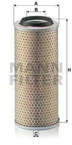 Ilmansuodatin, NISSAN PATROL III/1 Hardtop, TRADE Flak/chassi, TRADE Skåp, 00 03 563 570, 141185190010, 16546-G9601, 190 2101, 216 5039,