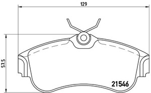 Jarrupalasarja, levyjarru, Etuakseli, NISSAN ALMERA II, ALMERA Hatchback II, PRIMERA, PRIMERA Hatchback, 410602F025, 410602F026, 410602F