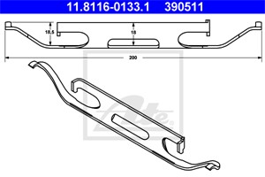 Jousi, jarrusatula, Etuakseli, BMW,MERCEDES-BENZ,VOLVO, 000 421 82 91, 30760612, 34 11 1 163 416, A 000 421 82 91, H WA 210 421 01 91
