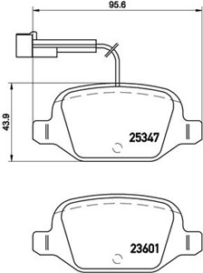 Jarrupalasarja, levyjarru, ABARTH 500 / 595 / 695, 500C / 595C / 695C, FIAT 500, 500 C, 0K2A33323ZB, 77365754, 77367241