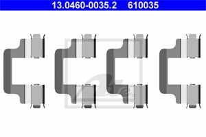 Tarvikesarja, jarrupala, Taka-akseli, AUDI A3, A3 Sportback, VW EOS, PASSAT B6, PASSAT B6 Variant, 8P0 615 231