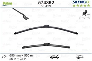 Pyyhkijänsulka, Edessä, CITROËN,FIAT,PEUGEOT, 642361, 6423-61, 6426PW, 6426-PW, 6426PX, 6426-PX, A3397007225
